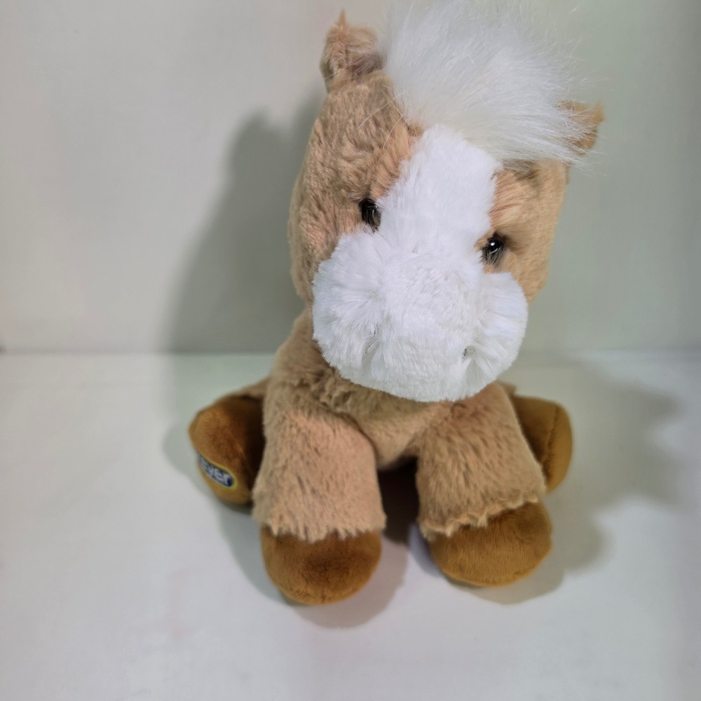 Breyer Aurora A Horse of My Very Own Palomino Plush Stuffed Pony Logo Foot 8"